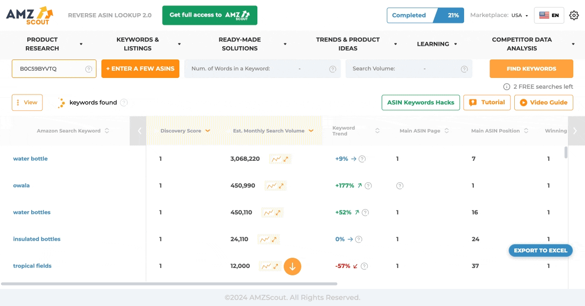 AMZScout ASIN Lookup AMZScout ASIN Lookup