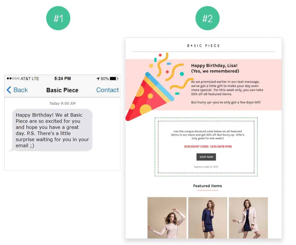 86840845 2356 40c8 a6ea c552224450e3 welcome email series guest post SMS example for ecommerce