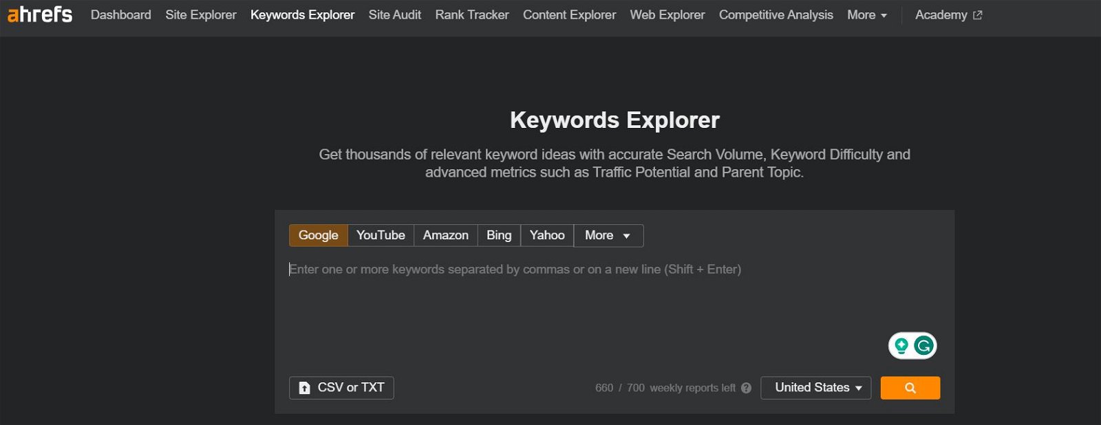 ahrefs keywords Ahrefs Keyword Explorer