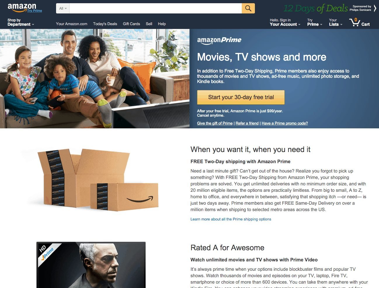 Amazon Prime One Year Membership Amazon Prime Is A Great Example Of A Paid Membership Program
