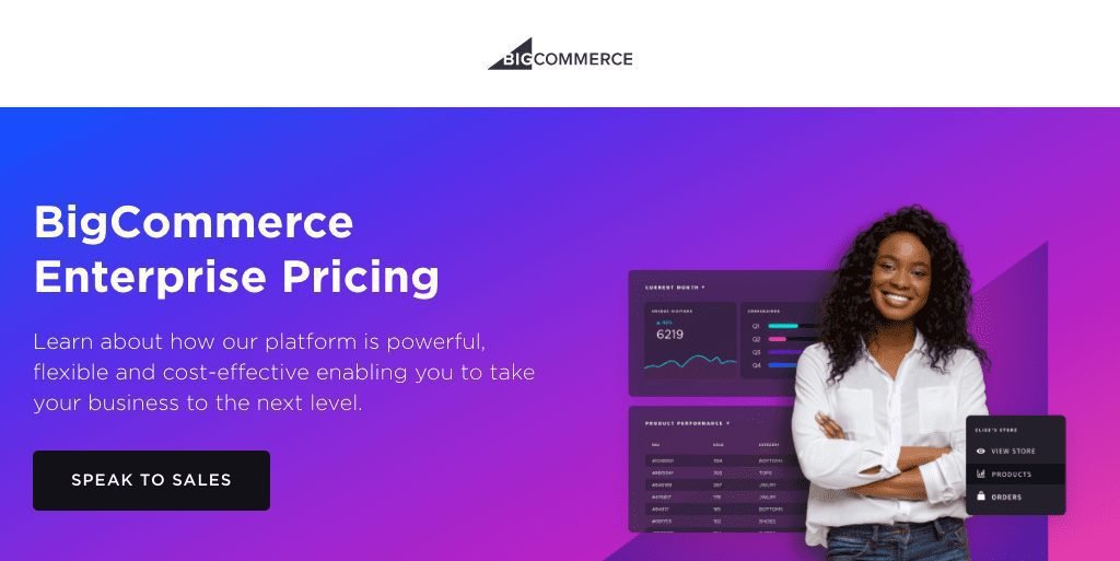 BigCommerce Enterprise BigCommerce Enterprise Pricing