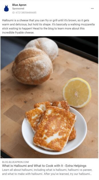 blue apron Blue Apron Ad