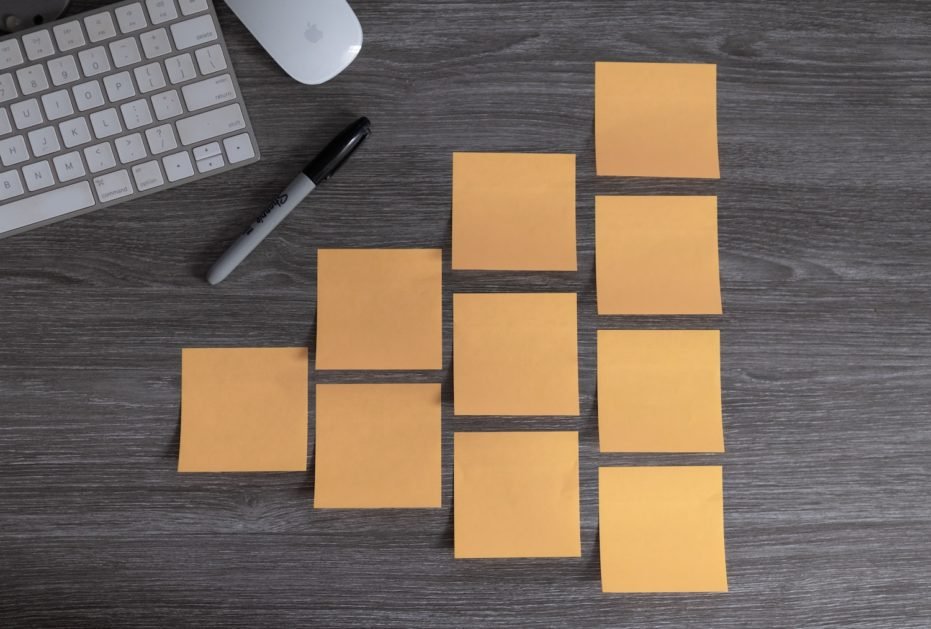 brainstorm brainstorm with post-its