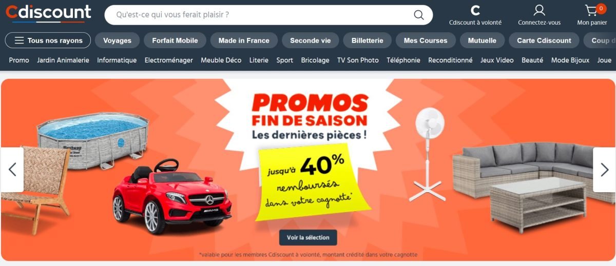 cdiscount cdiscount homepage