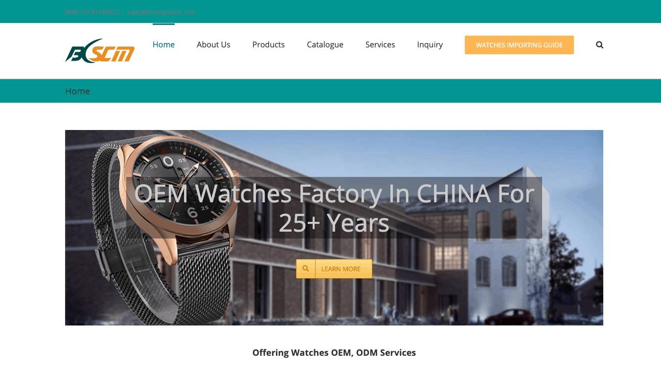 Custom Watches Wholesale And Watch Manufacturer BLSCM Bolong Watches