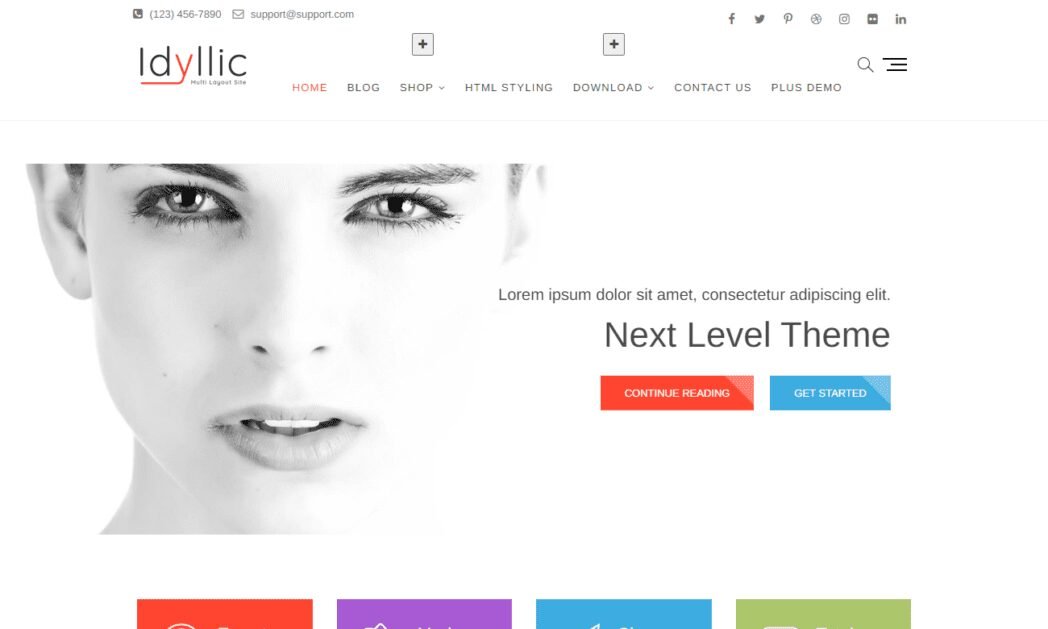 demo.themefreesia.com idyllic Screenshot Idyllic WooCommerce Theme