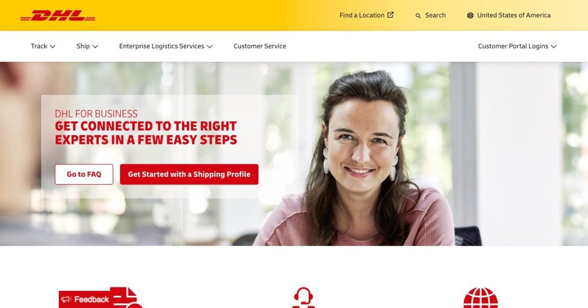 DHL for Business DHL United States of America DHL for Business DHL United States of America
