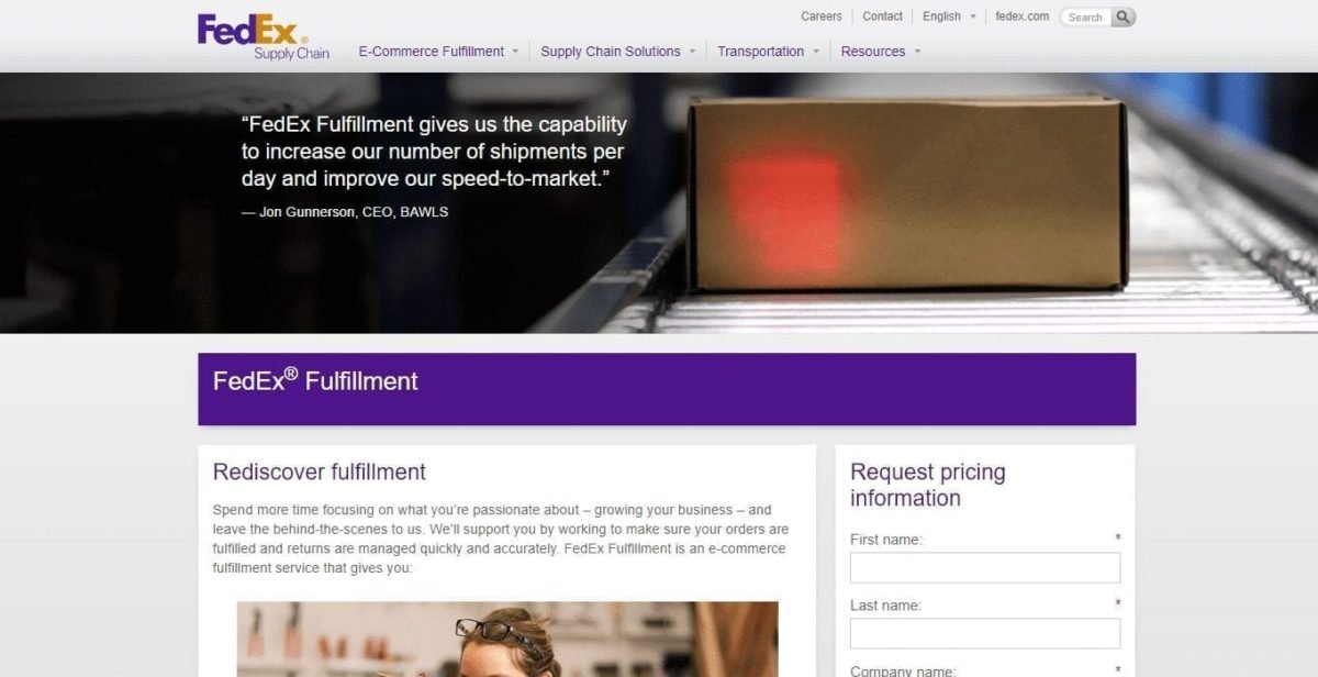 FedEx Fulfillment e commerce order fulfillment from FedEx Supply Chain 1 Fedex Fulfillment E Commerce Order Fulfillment From Fedex Supply Chain