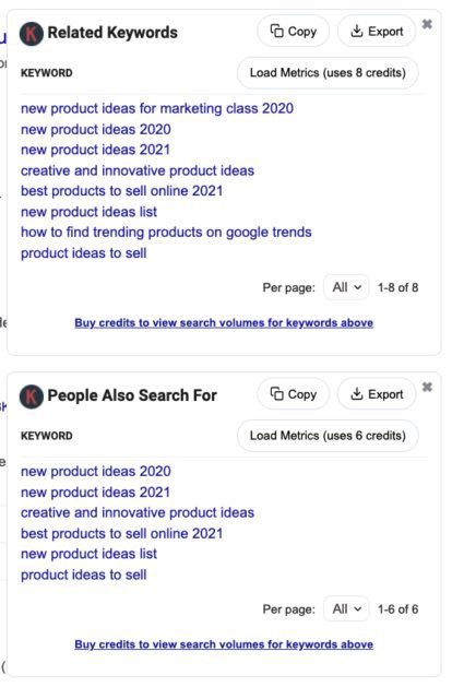 image 10 keywords everywhere