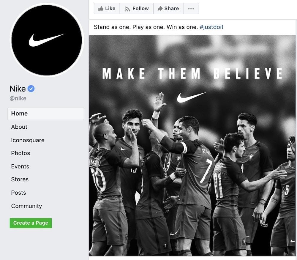 image 7 You may prefer a pair of Nike airs to another brand due to the quality of the shoe, but it’s their statements of motivation, diversity and that anyone from any walk of life can ‘just do it’ that makes them a household name.