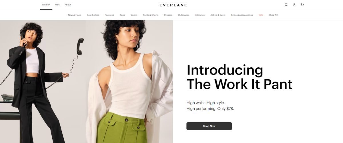 image 16 Everlane Homepage