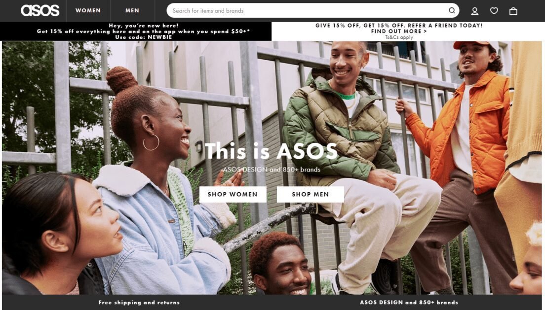 image 17 Asos Homepage