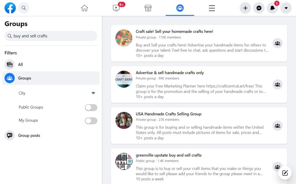 image 60 example of FB group