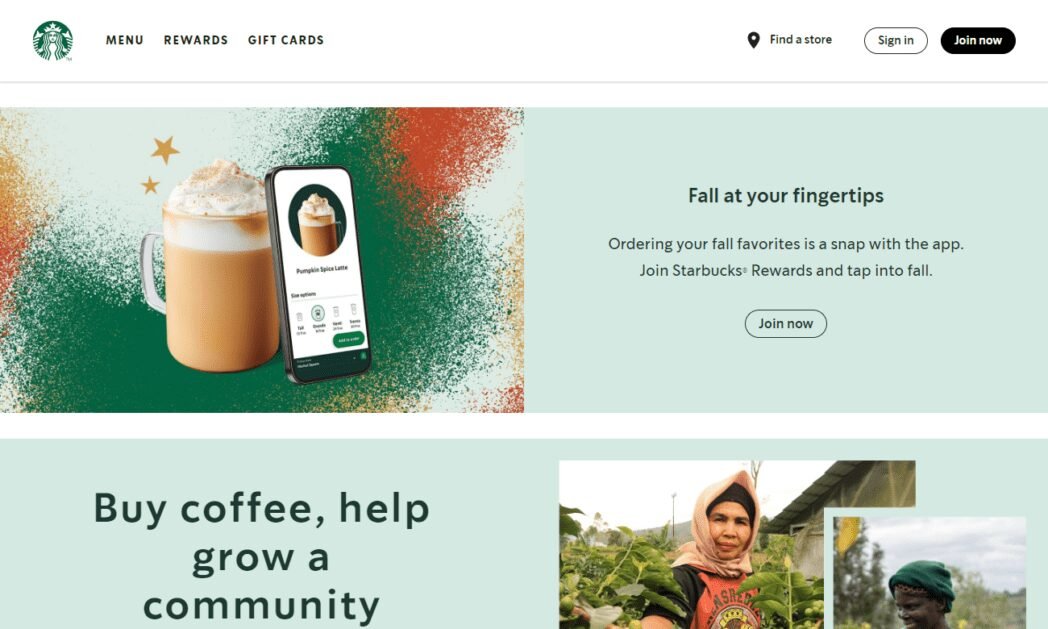 image 7 Starbucks Homepage