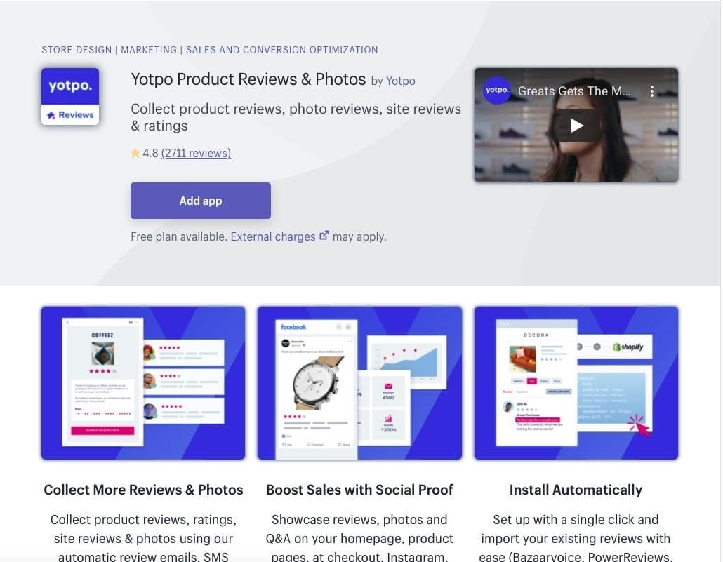 img 6061e250b8406 Yotpo Shopify app