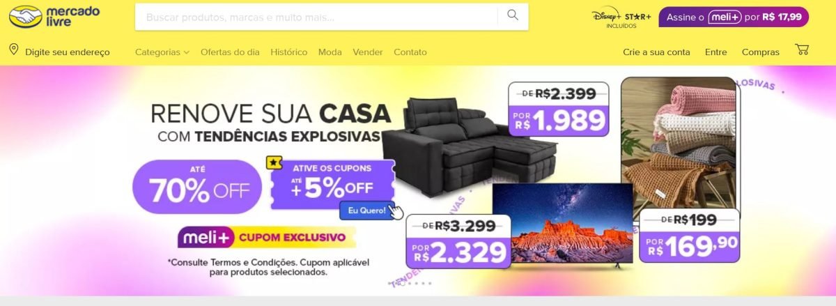 Mercado Libre Mercado Libre homepage