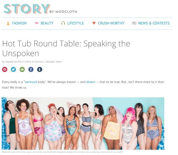 Modcloth 1 Modcloth swimsuit models