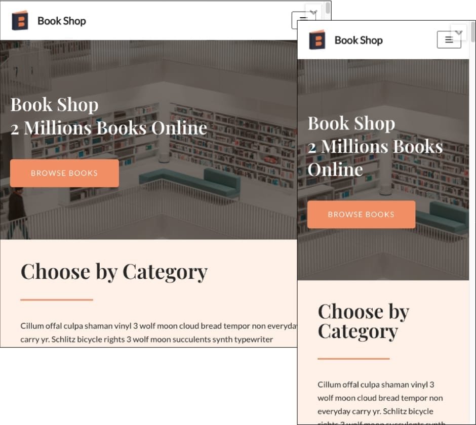 Neve Book Shop Neve Theme Bookshop Template