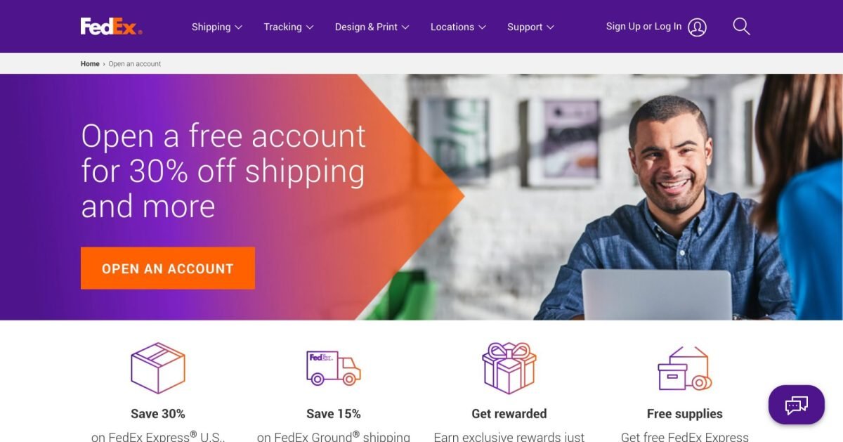 Open an Account FedEx Open an Account FedEx