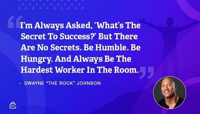 Quote 23 The Rock Hard Work Quote 23 The Rock Hard Work