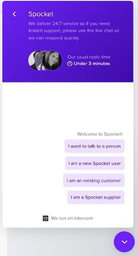 Spocket Live Chat Spocket Live Chat