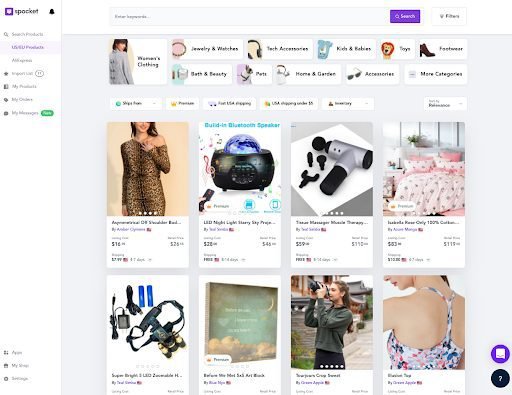 Spocket Marketplace sell on marketplace