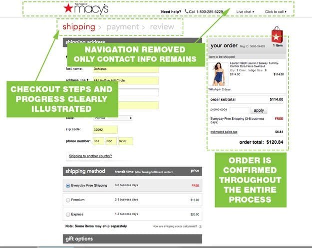 UX Best Practices Macys Checkout Process UX-Best-Practices-Macys-Checkout-Process