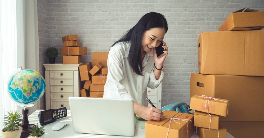 Woman Handing Her Own Fulfillment Woman Handing Her Own Fulfillment