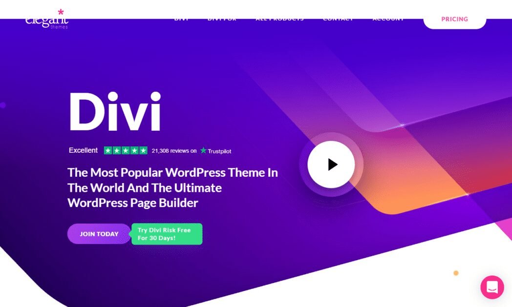 www.elegantthemes.com gallery divi Screenshot Divi Homepage