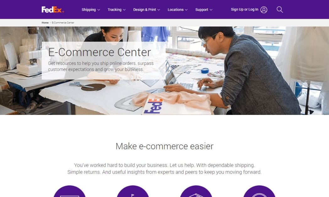 www.fedex .com en us ecommerce.htmlScreenshot FedEx Fulfillment