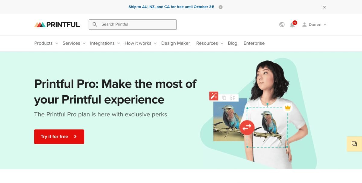 www.printful.com printful proScreenshot 1200x609 1 Printful Pro
