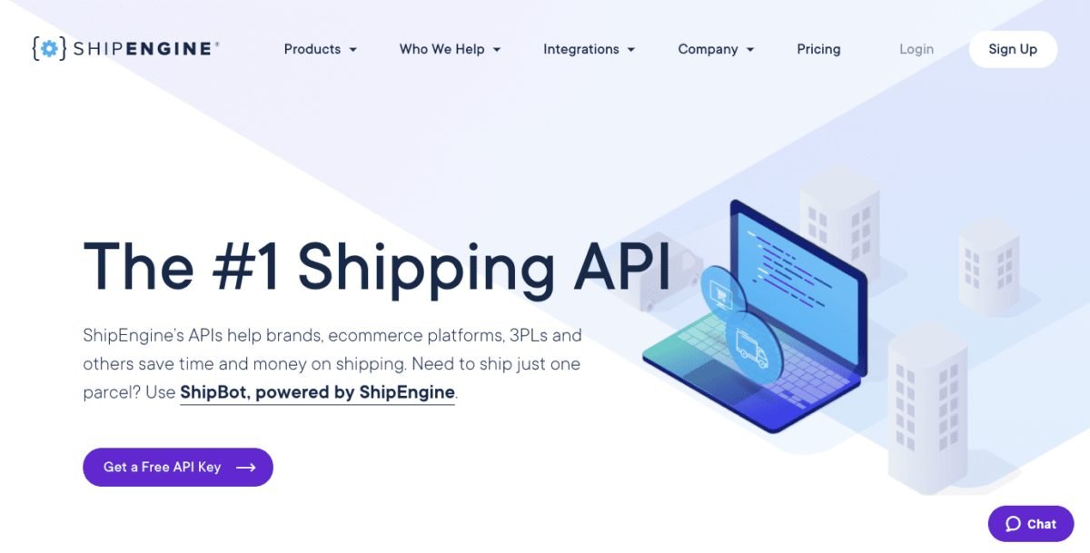 www.shipengine.com Screenshot 1200x609 1 ShipEngine Review: ShipEngine Homepage