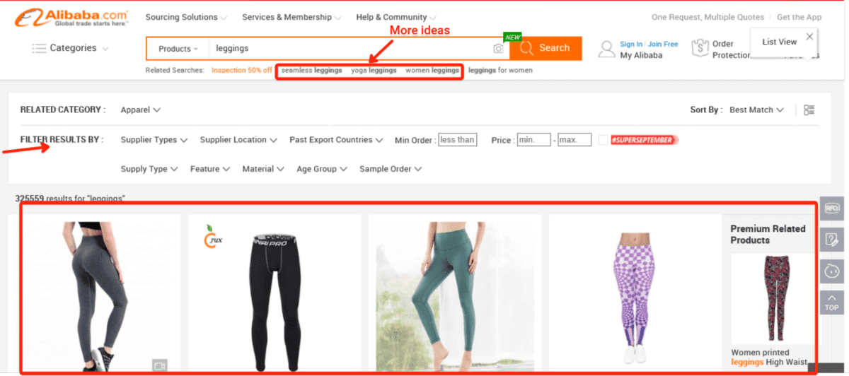853b9d8f d26c 47d2 a556 7c8159199ba4 Alibaba20extra20products20from20product20search Researching Products on Alibaba