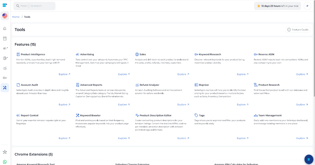 All Sellerapp Tool All Sellerapp Tool