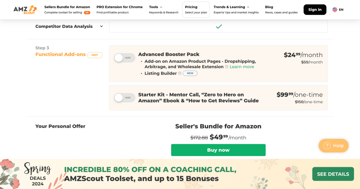 AMZScout Pricing AMZScout Pricing