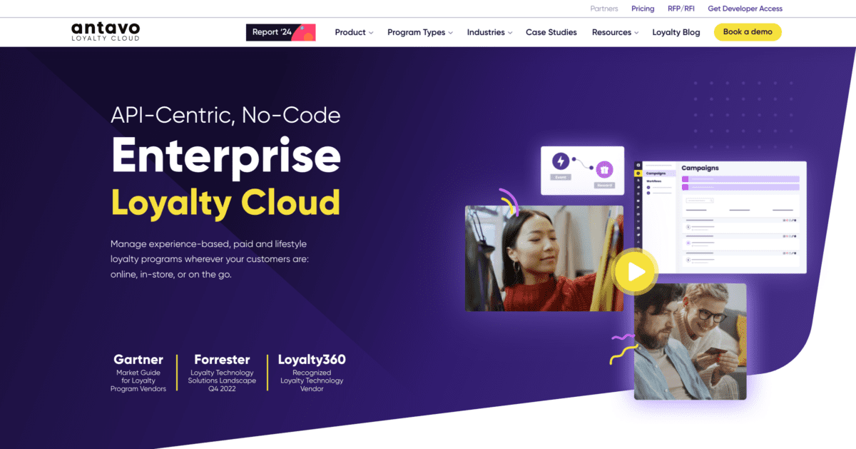API Centric and No Code Enterprise Loyalty Cloud Antavo Antavo