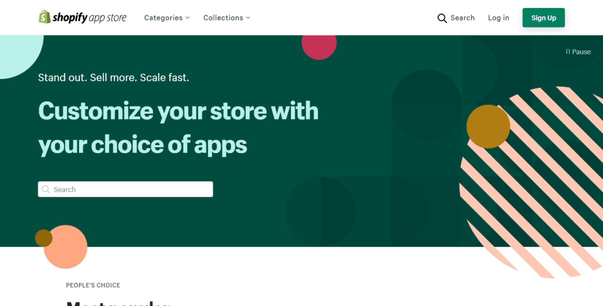 apps.shopify.com Screenshot 1 Shopify Apps Store