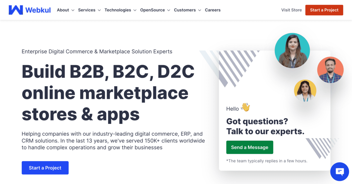 Best B2B B2C Online Marketplace Platform Webkul Webkul