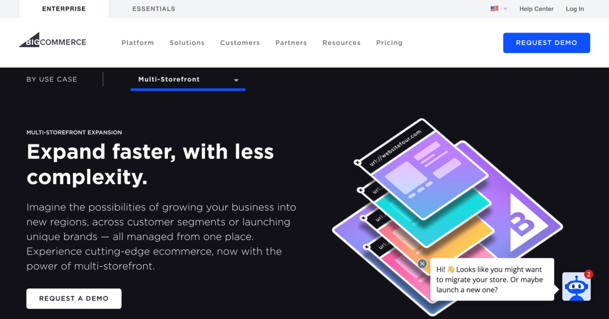 BigCommerce Multi Storefront Ecommerce Solutions BigCommerce BigCommerce Multi-Store