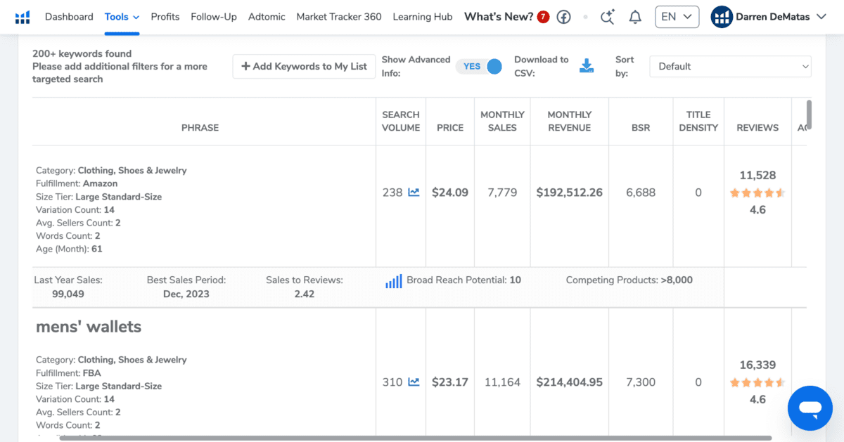 Black Box Keywords Helium 10 Helium 10 Black Box Keyword Research