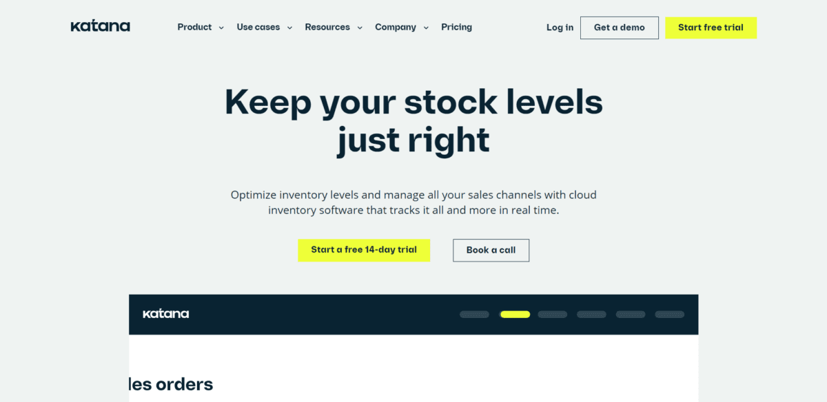 Cloud Inventory Software for Total Visibility — Katana Katana Screenshot
