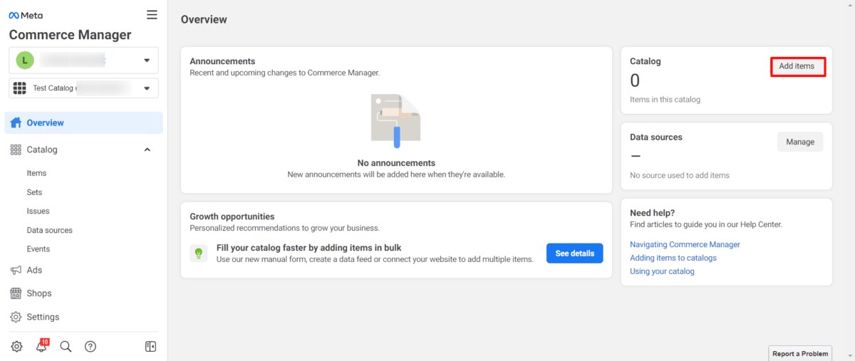 Commerce Manager Add Items to Catalog Commerce Manager Add Items to Catalog