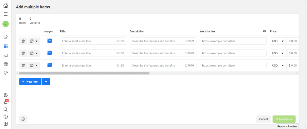 Commerce Manager Add Multiple Items to Catalog Commerce Manager Add Multiple Items to Catalog