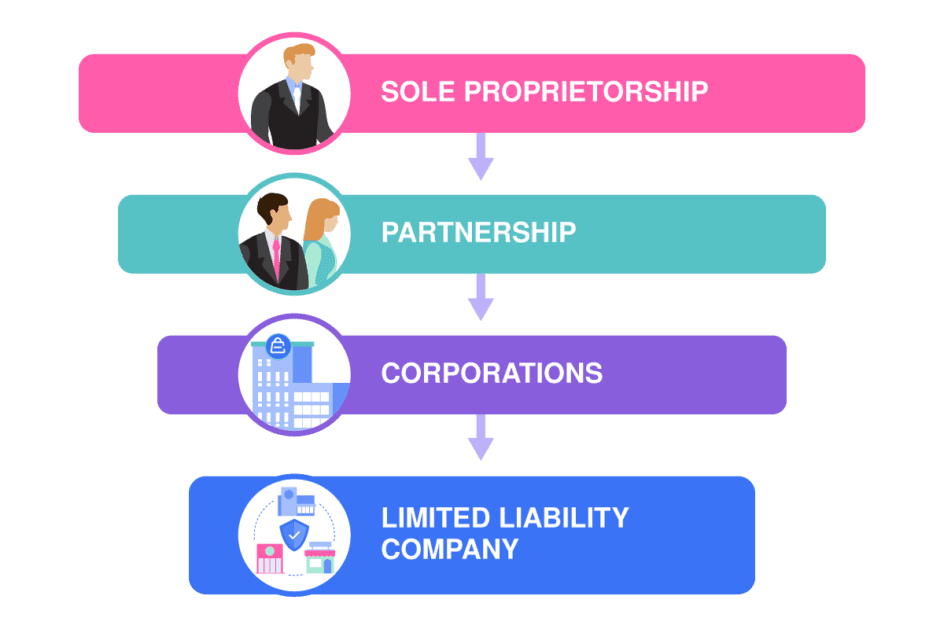 Corporate Structure Hierarchy Ecomm CEO corporate hierarchy graphic