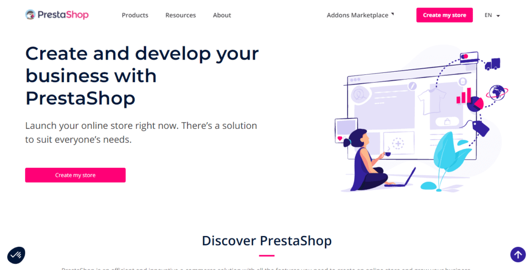 Create and develop your eCommerce website with PrestaShop Create and develop your eCommerce website with PrestaShop