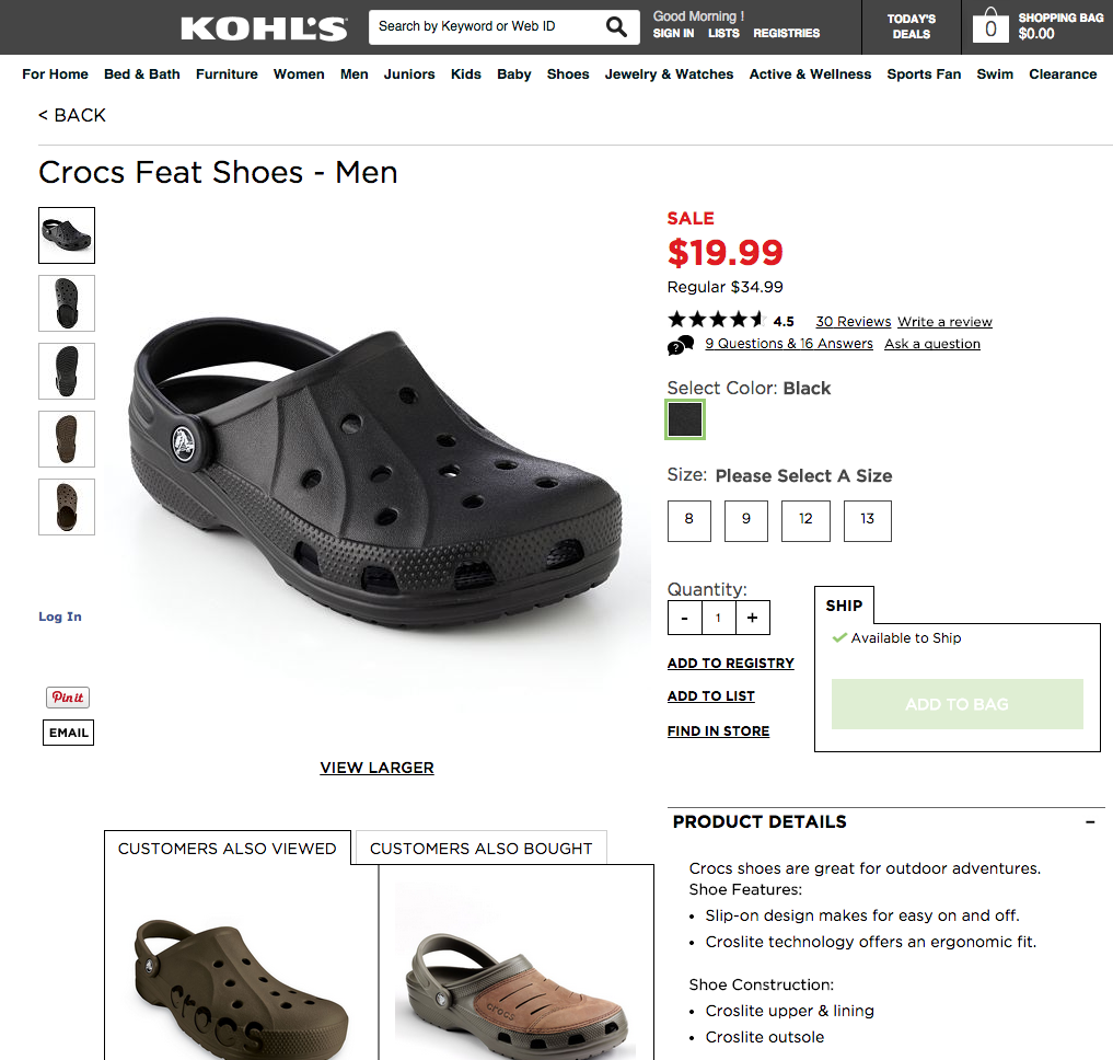 Crocs Feat Shoes Men Crocs Feat Shoes Men