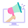 Page de service de commerce électronique RP numérique PR numérique