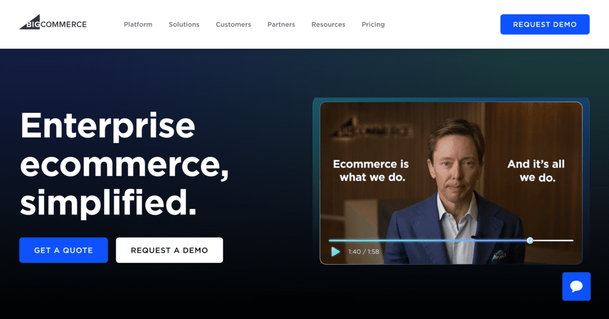 Enterprise ecommerce simplified. BigCommerce Home Page 2024 Enterprise ecommerce, simplified. _ BigCommerce Home Page 2024