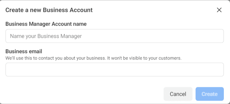 Facebook Create New Business Manager Facebook Create New Business Manager