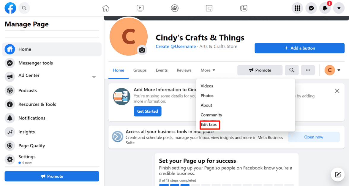 Facebook Page Facebook Marketplace